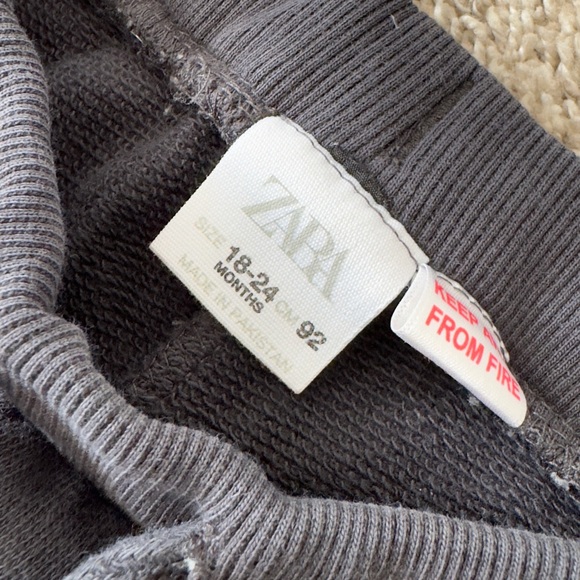 Zara baby boys toddler boys jogger sweat pants size 18-24 months - Picture 4 of 6